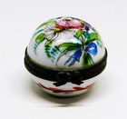 Limoges France Box  vialard  Small Ball Floral   Bouquet Of Flowers   Peint Main