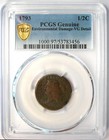 1793 Liberty Cap Flowing Hair Half Cent 1 2c - Pcgs Vg Detail - Rare Coin 