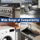 2 Pcs Stainless Steel Retractable Stove Gap Covers Stove Guard  13 8  To 27 5 