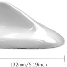Auto Car Shark Fin Universal Roof Antenna Dummy Aerial For Decoration Black