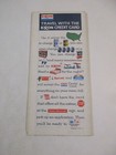 Vintage 1972 Exxon New York State Highway Gas Station Travel Road Map b2