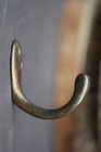 Edwardian Iron Robe Hook Old Vintage Antique Reclaimed Coat Hook Rack Bathroom