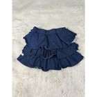 Rufflebutts Girls 3t Blue Denim Ruffle Pants Toddler Flare Pants
