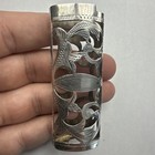 Mexico Sterling Silver Cigarette Lighter Holder Pierced No Monogram - 9 9g