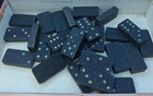 Vintage Sherwin Williams Wooden Dominoes Lot 27 Game Toy Paint Advertising