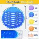 16 Pack Urinal Deodorizer Screen With 100 Gloves-3d Wave Anti-splash Odor Protec