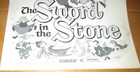 The Sword In The Stone Re-release  1973 Disney Movie Pressbook 15x11 16pg Ad-pad