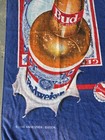 Vintage 90s 1996 Budweiser Anheuser Busch Inc Beer Bottle Beach Towel