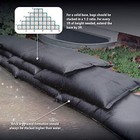 Quick Dam Qd1224-10 Flood Bags  12 x24   Black  10 Count