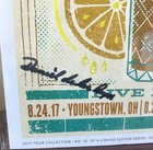 Zac Brown Band 2017 Tour Collection Tour Poster - Rare  Signed By Entire Band