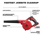 Milwaukee 0884-20 M18 18 Volt Cordless Compact Yard Leaf Blower Sale