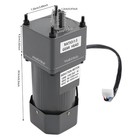 30k Gear Motor 110v 120w Variable Speed With Controller For Automation Machinery