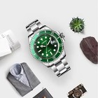 Men Watch Luxury Date Chronograph Stainless Steel Analog Quartz Dial Wristwatch