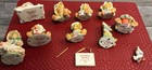Cherished Teddies  Thelma  cozy Tea For Two   1995 Strawberry  lot Of 11 Pieces 