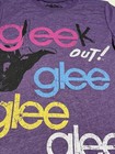 Glee Tv Show Graphic T-shirt Gleek Out Women Junior Small 2011 Fox Y2k Baby Tee