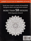 Coloring Book For Adults  Adult Coloring Book  Mandalas And Patterns  Stress Rel