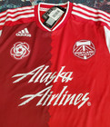 Small Nwt Adidas Portland Timbers Authentic Jersey Shirt Camiseta Red Mls