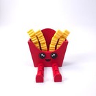 Fidget Fries Buddy Mini Articulated Fidget Sensory Toy Removable Fries 3d Print