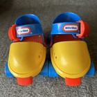 Vintage Little Tikes Kids Adjustable Roller Skates Red Yellow Blue