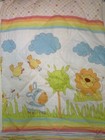 Crib Bedding Set 100  Cotton 3 Pieces Quilt  Fitted Sheet  Pillow Case   