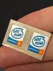 2 X Intel Inside Pentium 4 Sticker Label Decal 10mm X 12 5mm  Small  mini  Size