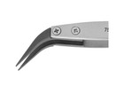 Excelta 759-rt Tweezers  Replaceable Carbon Fiber 0 012 x0 025  Tip  Curved  5 