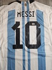 Lionel Messi Signed Autographed 2022 Argentina World Cup Jersey Beckett Bas Coa