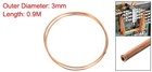 Copper Tube 1 8  Od X 3ft 1 64  T Refrigeration Flexible Seamless Hollow Soft