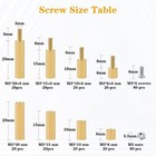 320pcs M3 Motherboard Standoffs screws nuts Kit  Hex Male-female Brass Spacer   