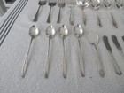 25 Piece  mixed Design  silverplated Vintage Flatware  l  k   clean  