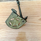 Pair Of Vintage Solid Brass Metal Nautical Anchor Bookends 6 5 In Tall 