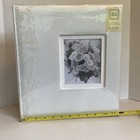 Bridal Album 12 x 13  Hold 300 Photo 4x6 New Cream Ivory White Embroidery Fabric