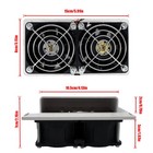 25w 12v For Rv Boat Caravan Side Air Cooling Blower Fan Vent Exhaust Ventilation