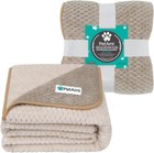 Petami Waterproof Dog Blanket  Leakproof Pet Throw  Twin 60x80 Taupe Beige   Xl