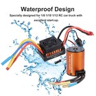 Brushless Motor Waterproof 3650 4300kv Upgrade W  60a Esc Combo For 1 10 Rc Car