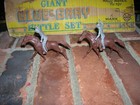 Marx Mounted Rebel 54mm Cavalry  Toy Soldiers Acw  Playset Vintage 1960 s