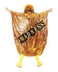 Adult Wrestling Wwe Randy Savage Macho Man Madness Sequin Costume Cape