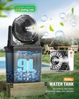 10    9l Portable Misting Fan   max 55hrs  Outdoor Mister Fan For 20000mah Black
