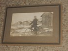 Early 1900 s Cabinet Bicycle Card  6  X 4  - Rare   