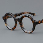 Oversize Thick Acetate Retro Round Reading Glasses Women Men Glasses Readers