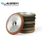 7pcs 4 diamond Fluting Wheels Wet Use Resin Bonded Grinding Disc Sandinggrooving