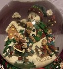 Vintage Kirkland Signature Musical Water Globe W revolving Base White Christmas