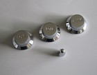 Chrome St Guitar Volume Tone Knobs Guitar Switch Tip Cap For Fender Strat