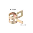 30pcs Id 8mm 5 16inch Fuel Line Hose Clips Pipe Clamps Spring Hose Clamp