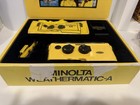 Vintage Minolta Weathermatic-a 110 Film Camera Complete Set Original Yellow Box
