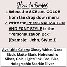 Custom Personalized Vinyl Lettering Name Decal Sticker Car Window Tumbler