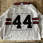 Onondaga Redhawks Box Lacrosse Jersey White home Rare  44 Size Xl