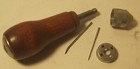 Vintage Sewing Awl With Two Of Three Needles Excellent   