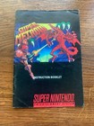 Super Metroid Snes Super Nintendo Instruction Manual Only 