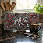 Georgia Bulldogs Go Dawgs License Plate Ornate Bulldog Mascot Uga Vanity Car Tag